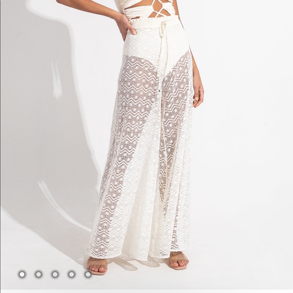 Patbo crochet beach pant